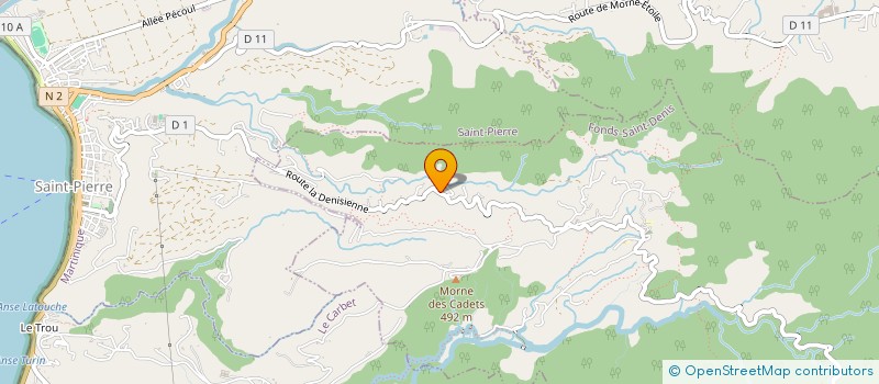 localisation de l'entreprise DOMBEYA  FONDS-SAINT-DENIS