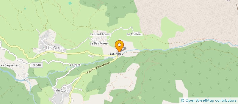 localisation de l'entreprise DOMBIS à LES ORRES