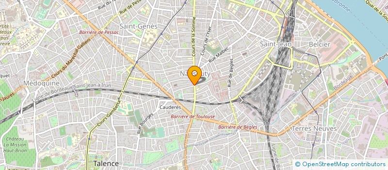 localisation de l'entreprise DOMBLIDES ASSURANCES à BORDEAUX