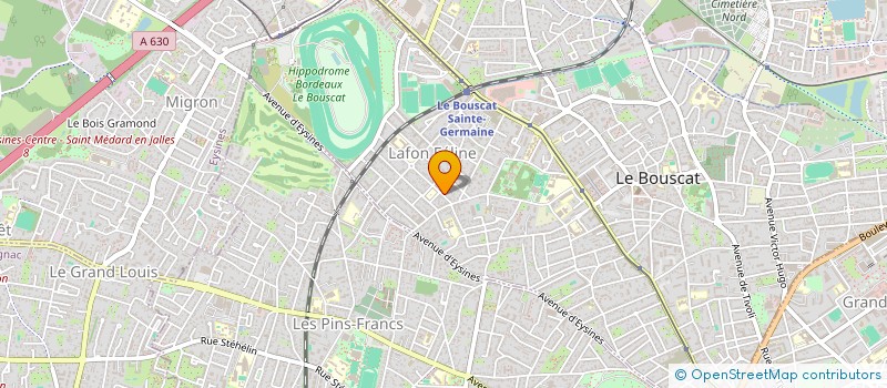 localisation de l'entreprise DOMBROWSKI PATRIMOINE  LE BOUSCAT