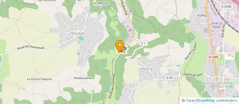 localisation de l'entreprise DOMCARE à MEYRIE