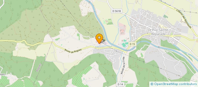 localisation de l'entreprise DOMCO  LE PUY-SAINTE-REPARADE