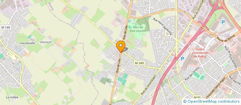 localisation de l'entreprise DOME  RONCQ