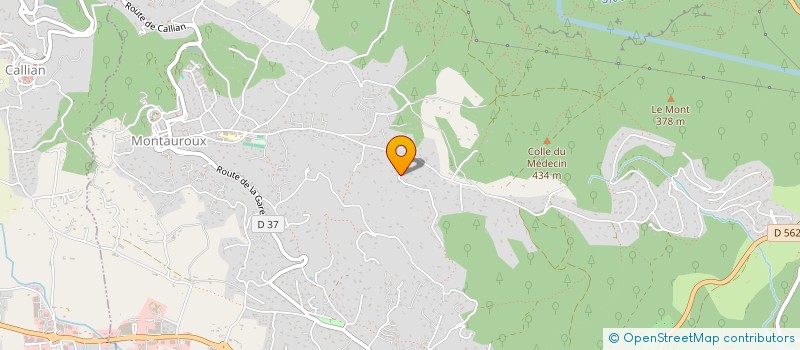 localisation de l'entreprise DOME 64  MONTAUROUX