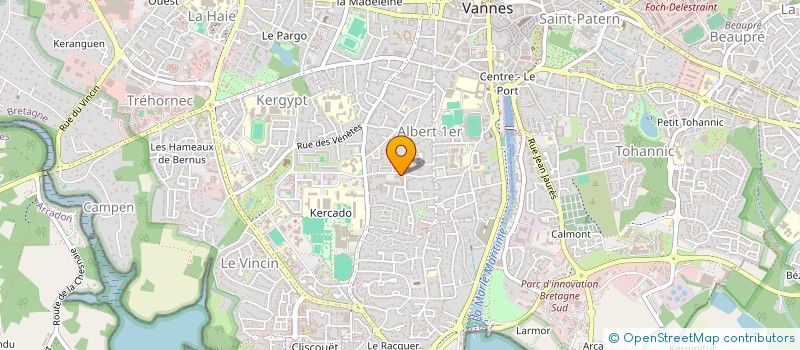 localisation de l'entreprise DOME à VANNES