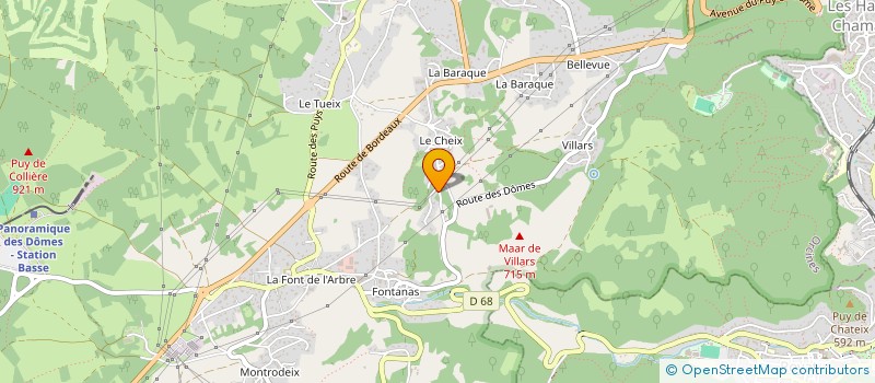 localisation de l'entreprise DOME A BULLES  ORCINES