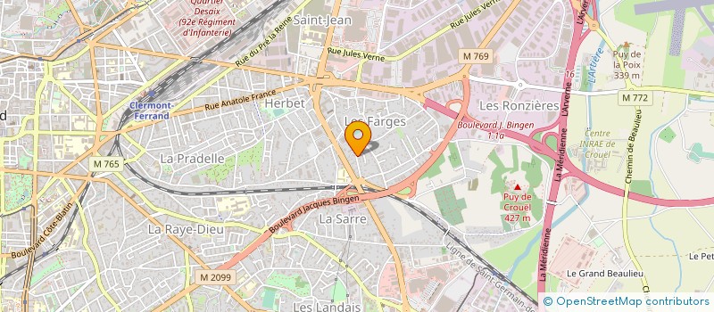 localisation de l'entreprise DOME ALLIER CARRELAGE à CLERMONT-FERRAND