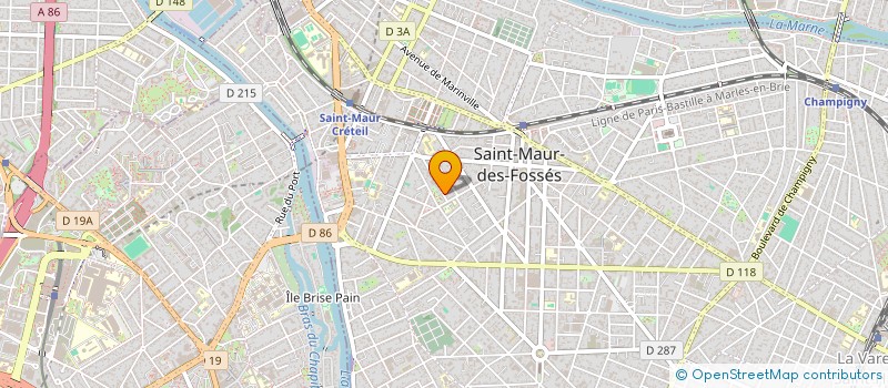 localisation de l'entreprise DOME BLEU à SAINT-MAUR-DES-FOSSES