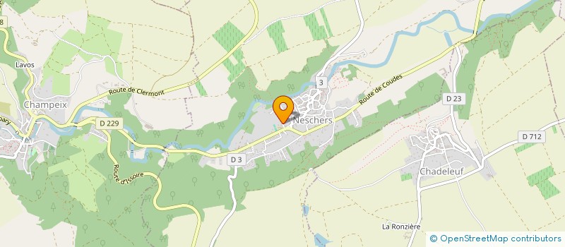 localisation de l'entreprise DOME CHAUFFAGE CLIMATISATION  SAINT-SANDOUX