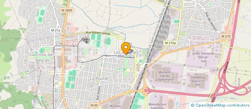 localisation de l'entreprise DOME CLIM SERVICES  CLERMONT-FERRAND