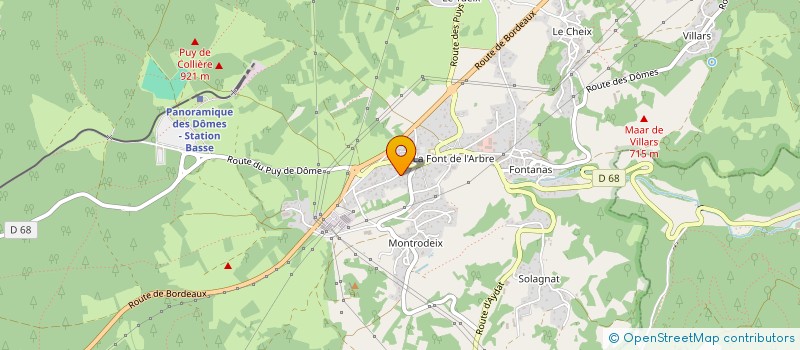 localisation de l'entreprise DOME CONFORT  ORCINES