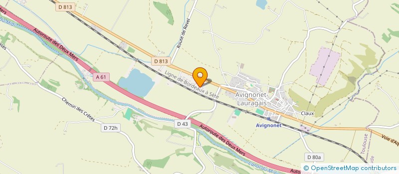 localisation de l'entreprise DOME ET CESZIGUES  AVIGNONET-LAURAGAIS