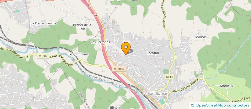 localisation de l'entreprise DOME HOTEL  CHAPONOST