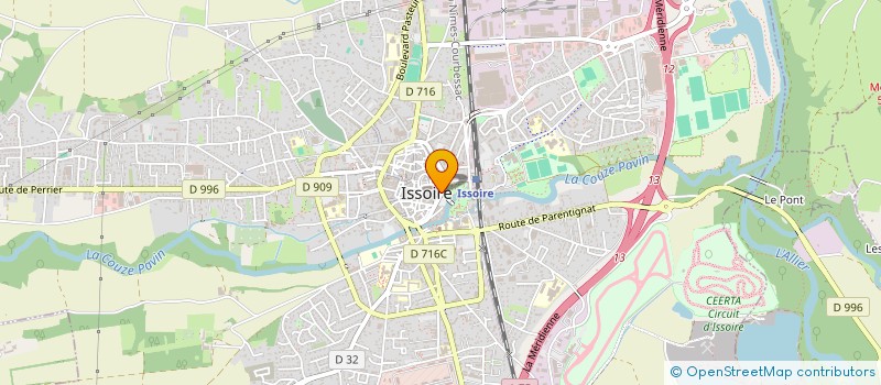 localisation de l'entreprise DOME PROTECTION  ISSOIRE