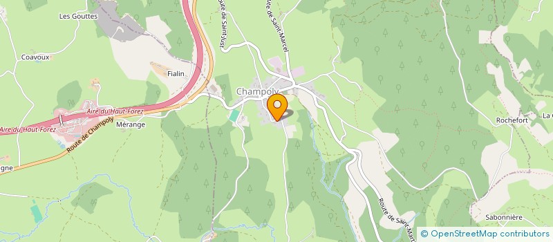 localisation de l'entreprise DOME RIDEAUX  CHAMPOLY