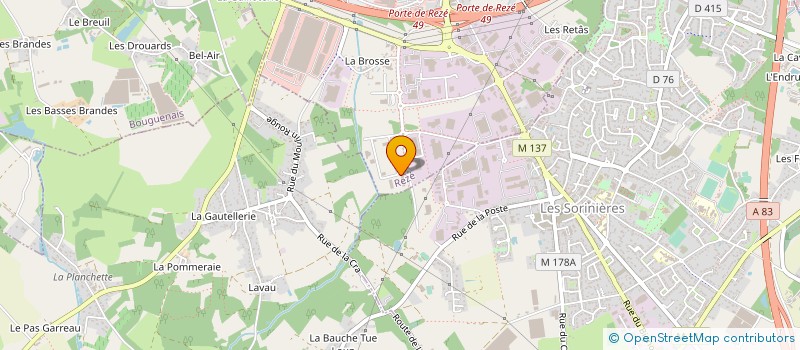 localisation de l'entreprise DOME SOLAR à REZE