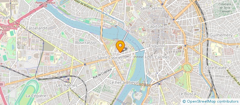 localisation de l'entreprise DOME ST CYPRIEN  TOULOUSE
