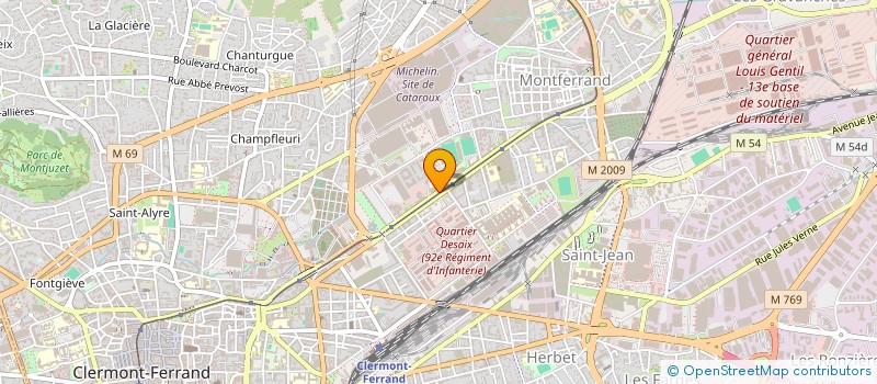 localisation de l'entreprise DOME URG  CLERMONT-FERRAND