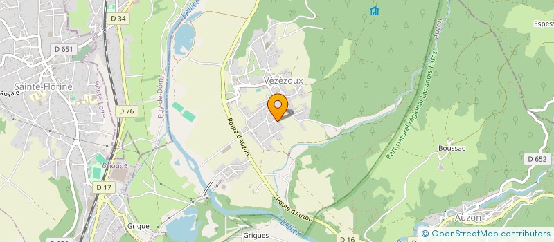 localisation de l'entreprise DOME-VELAY  VEZEZOUX
