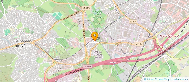 localisation de l'entreprise DOMEA IMMOBILIER  CLAPIERS