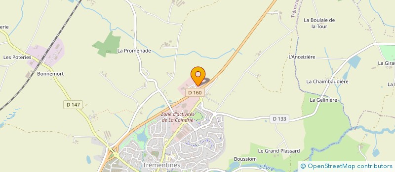 localisation de l'entreprise DOMEAU  TREMENTINES