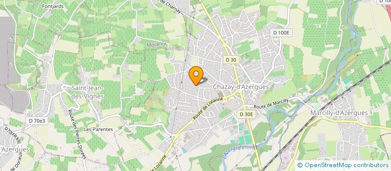 localisation de l'entreprise DOMEBIO à CHAZAY-D'AZERGUES