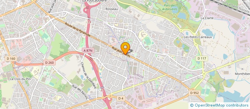 localisation de l'entreprise DOMEC EURL  TRELAZE