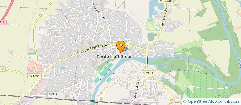 localisation de l'entreprise DOMECAT  PONT-DU-CHATEAU