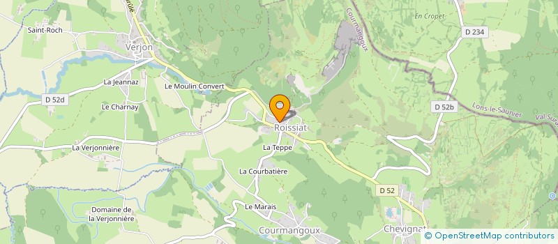 localisation de l'entreprise DOMECE  COURMANGOUX