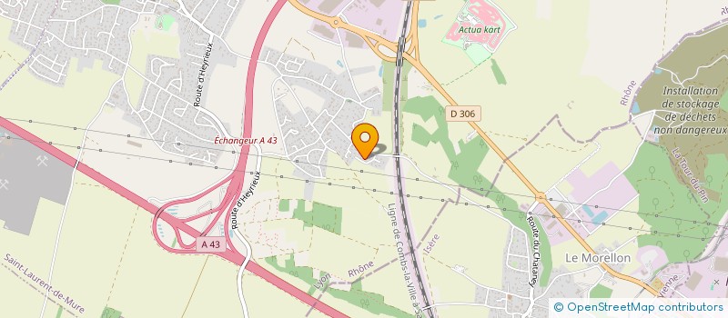 localisation de l'entreprise DOMEL  SAINT-LAURENT-DE-MURE