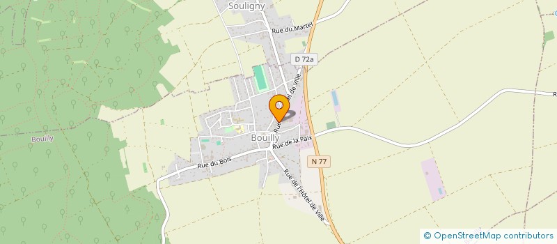 localisation de l'entreprise DOMELEC 10 à BOUILLY