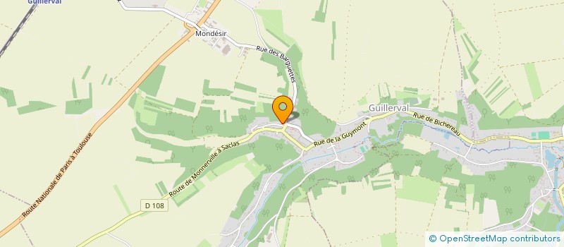 localisation de l'entreprise DOMELEC  GUILLERVAL