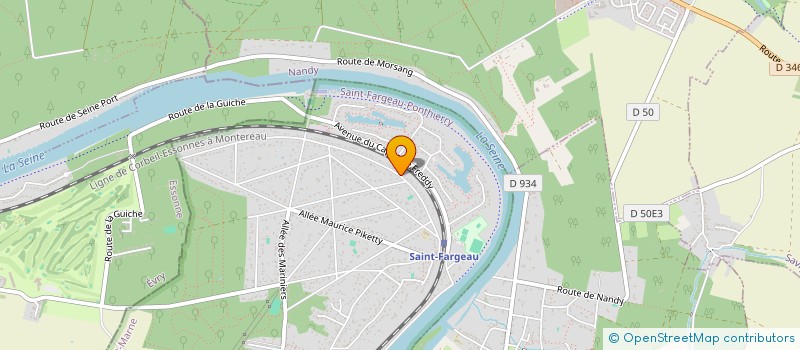 localisation de l'entreprise DOMELEC 59  SAINT-FARGEAU-PONTHIERRY