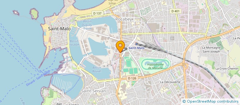 localisation de l'entreprise DOMELIOR  SAINT-MALO