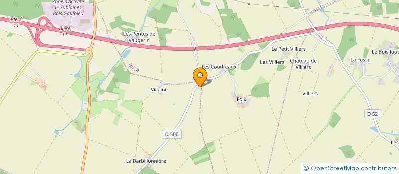 localisation de l'entreprise DOMELIS  BLERE