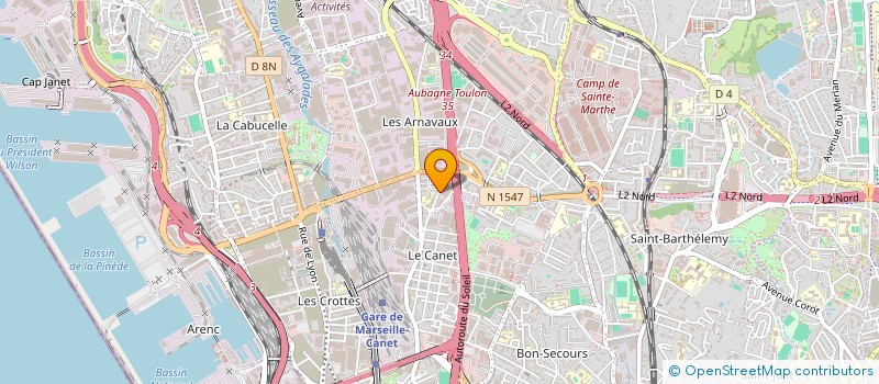 localisation de l'entreprise DOMELIT à MARSEILLE
