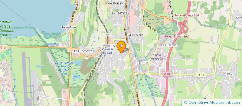 localisation de l'entreprise DOMENATI  VIVIERS-DU-LAC