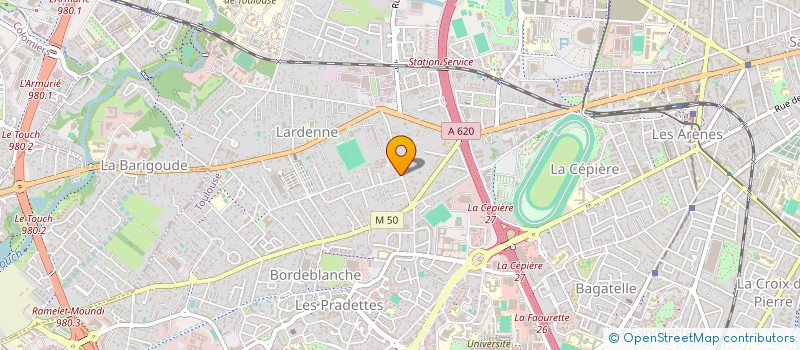 localisation de l'entreprise DOMENNE 25 à TOULOUSE
