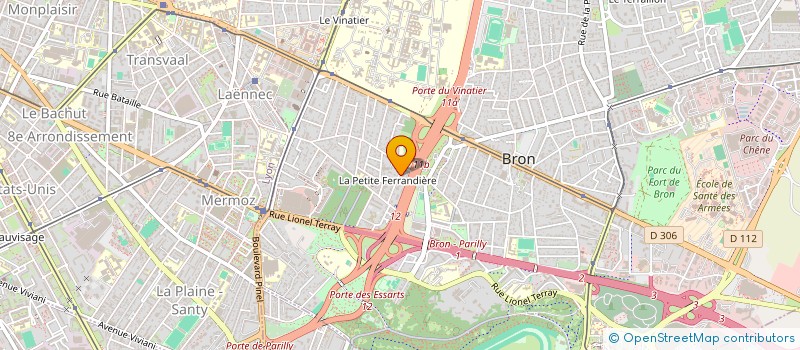 localisation de l'entreprise DOMEO ASSISTANCE à BRON