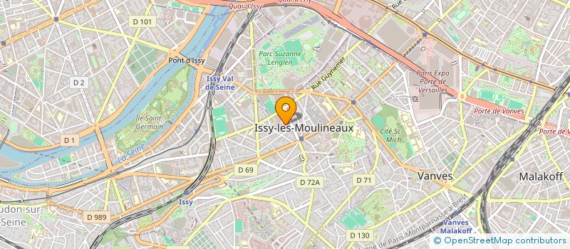 localisation de l'entreprise DOMERGUE SPORTS EVENTS à ISSY-LES-MOULINEAUX