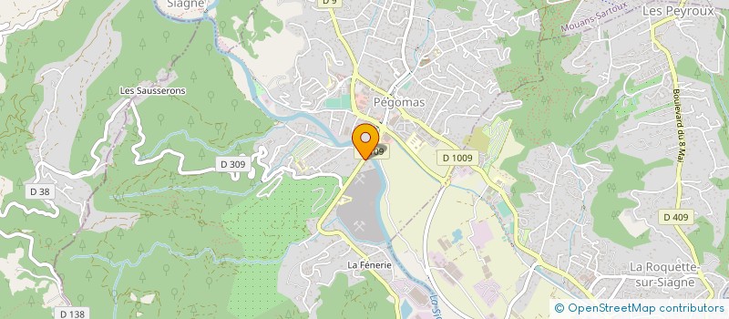 localisation de l'entreprise DOMERGY à GRASSE