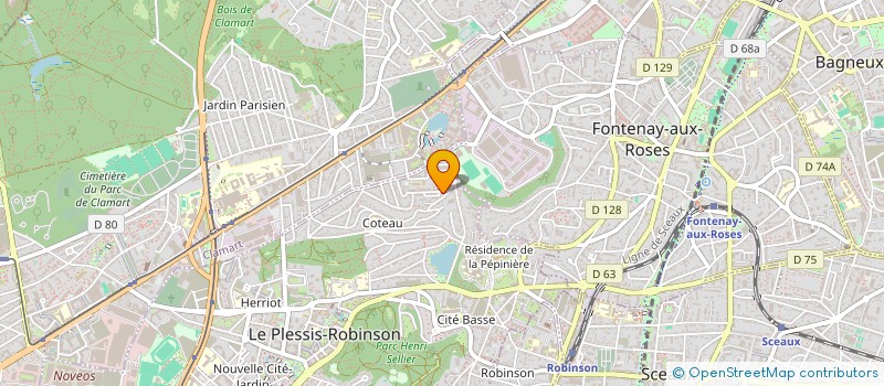 localisation de l'entreprise DOMERIA  LE PLESSIS-ROBINSON