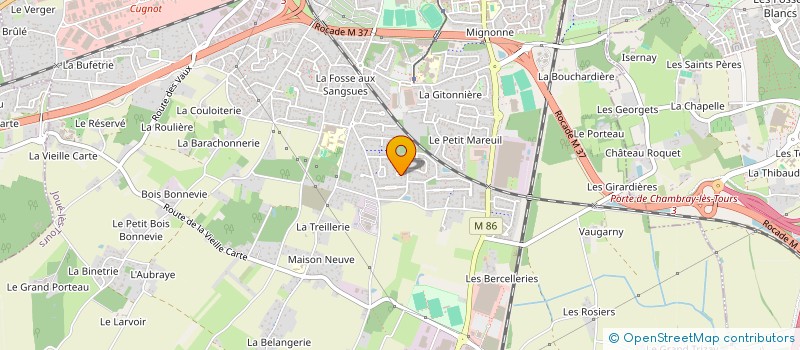 localisation de l'entreprise DOMERO  JOUE-LES-TOURS