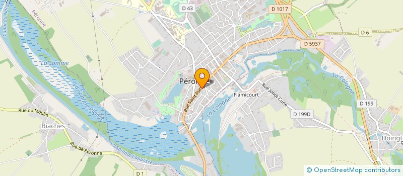 localisation de l'entreprise DOMERYL SERVICES à PERONNE