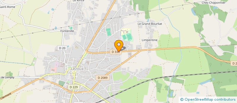 localisation de l'entreprise DOMES  LEZOUX