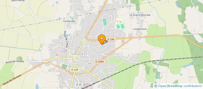 localisation de l'entreprise DOMES SENTEURS  LEZOUX