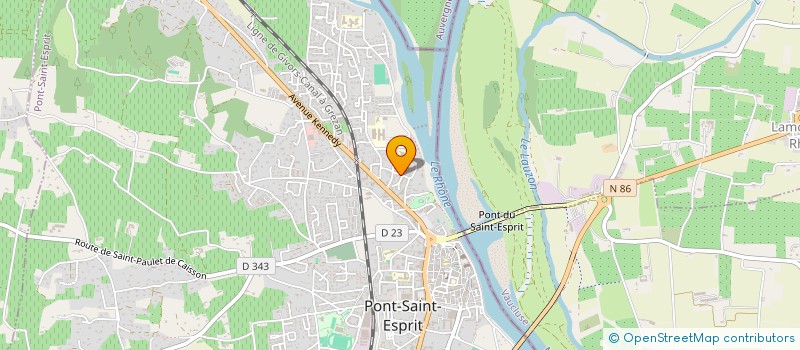 localisation de l'entreprise DOMETIS à PONT-SAINT-ESPRIT