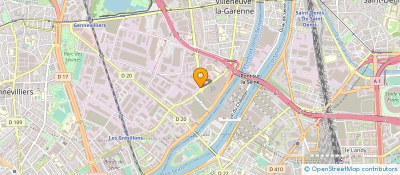 localisation de l'entreprise DOMETVIE DIVISION SUCCURSALE à VILLENEUVE-LA-GARENNE