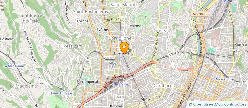 localisation de l'entreprise DOMEV à NICE