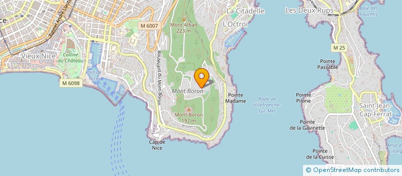 localisation de l'entreprise DOMEVA à NICE
